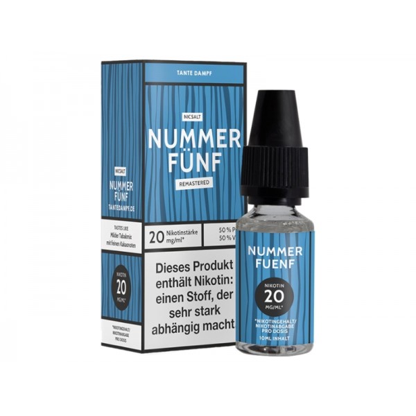 Tante Dampf - Nummer Fünf Remastered - 10ml Nikotinsalz Liquid