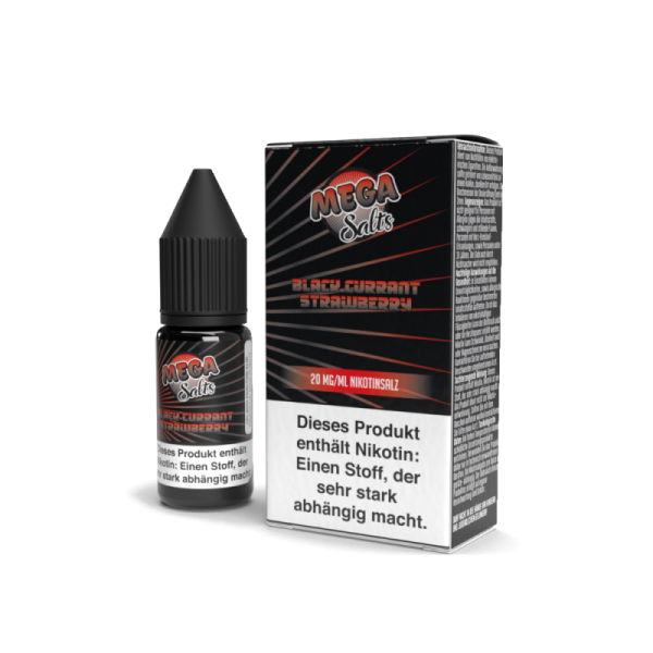 Mega Salts - Blackcurrant Strawberry - 10ml Nikotinsalz Liquid 20mg/ml