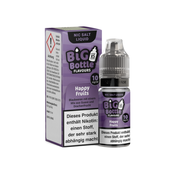 Big Bottle - Happy Fruits - 10ml Nikotinsalz Liquid