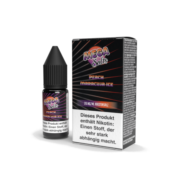 Mega Salts - Peach Maracuja Ice - 10ml Nikotinsalz Liquid