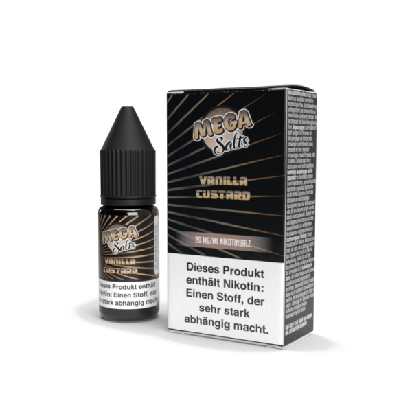 Mega Salts - Vanilla Custard - 10ml Nikotinsalz Liquid