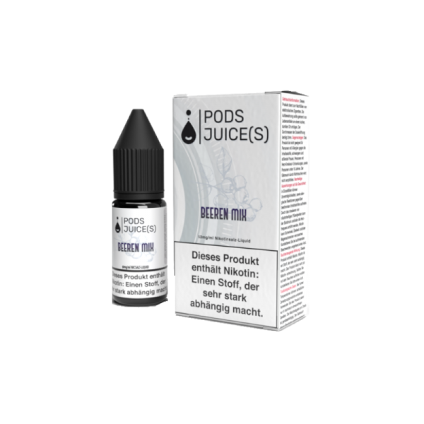 Pods Juice(s) - Beeren Mix - 10ml Nikotinsalz Liquid 10mg/ml