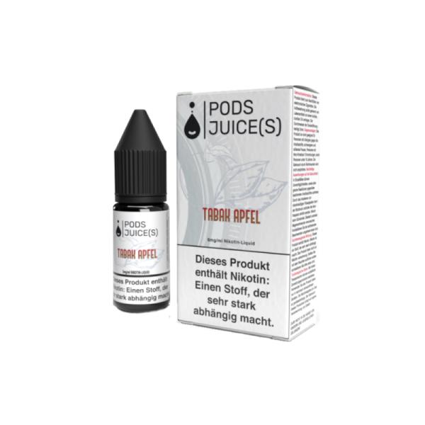 Pods Juice(s) - Tabak Apfel - 10ml Liquid