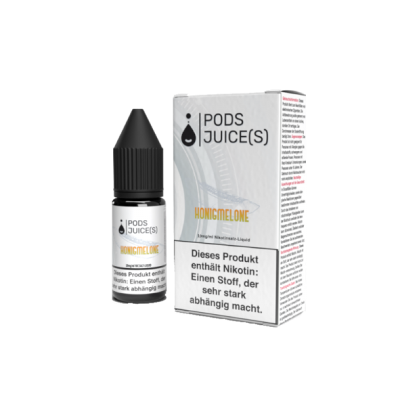 Pods Juice(s) - Honigmelone - 10ml Nikotinsalz Liquid 10mg/ml