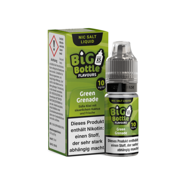 Big Bottle - Green Grenade - 10ml Nikotinsalz Liquid