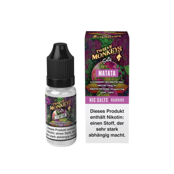 Twelve Monkeys - Matata - 10 ml Nikotinsalz Liquid