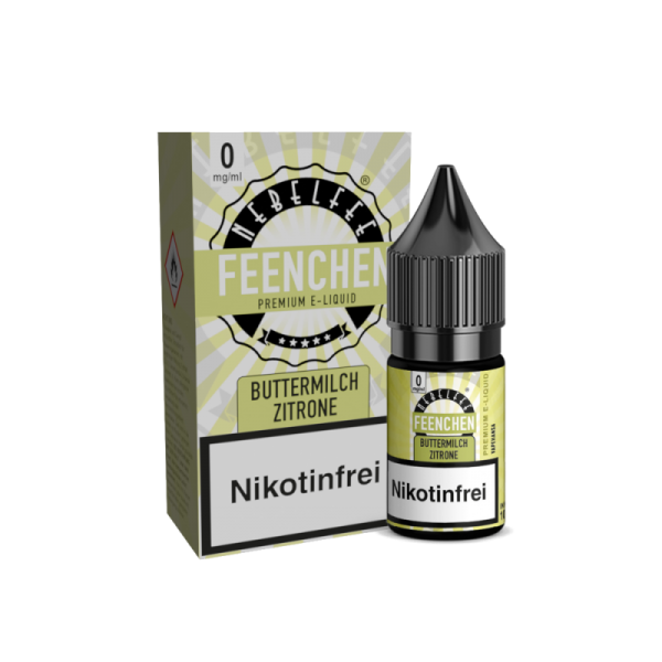 Nebelfee - Feenchen - Buttermilch Zitrone - 10ml Nikotinsalz Liquid