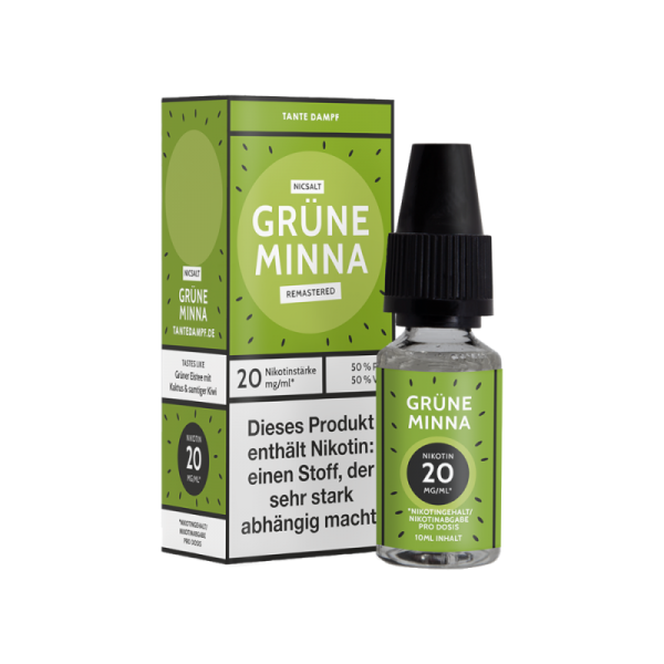 Tante Dampf - Grüne Minna Remastered - 10ml Nikotinsalz Liquid