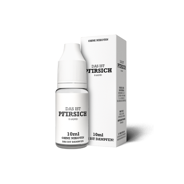 Das ist Dampfen - Pfirsich - 10ml Liquid