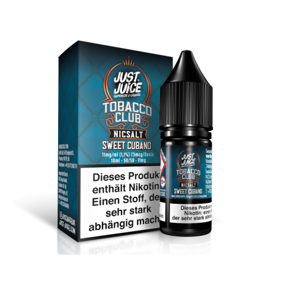 Just Juice - Sweet Cubano - 10ml Nikotinsalz Liquid