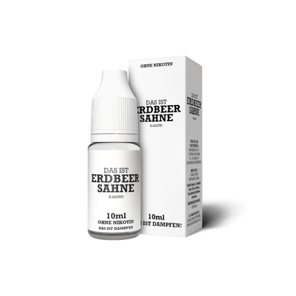 Das ist Dampfen - Erdbeer Sahne - 10ml Liquid