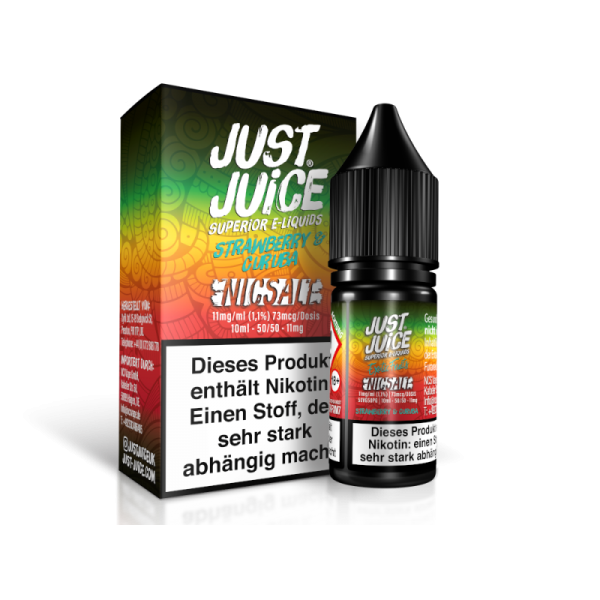 Just Juice - Strawberry & Curuba - 10ml Nikotinsalz Liquid