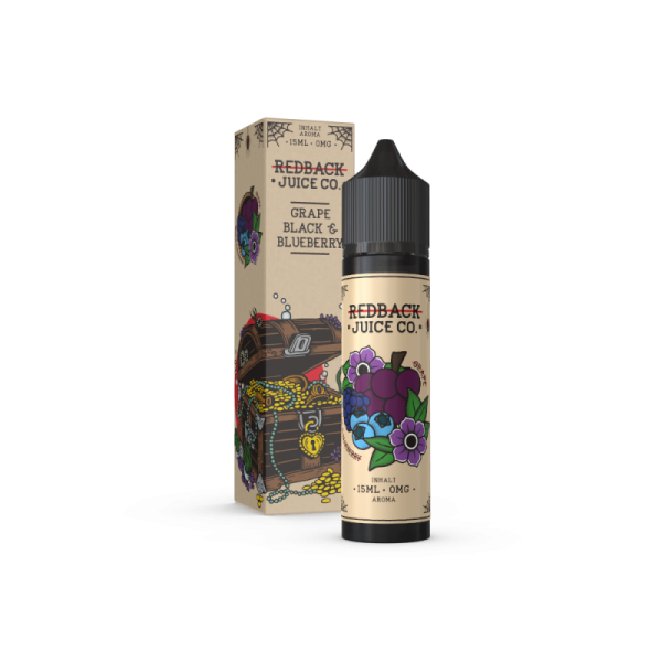 Redback Juice Co. - Grape Black & Blueberry  - 15ml Aroma