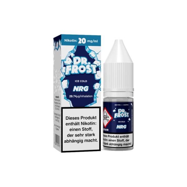 Dr. Frost - Energy Ice - 10ml Nikotinsalz Liquid 20mg/ml