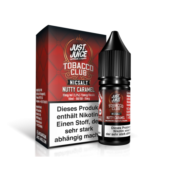 Just Juice - Nutty Caramel - 10ml Nikotinsalz Liquid