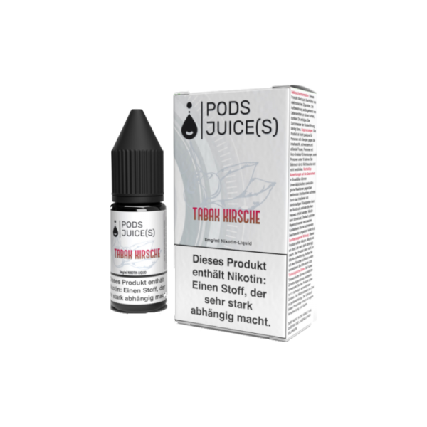 Pods Juice(s) - Tabak Kirsche - 10ml Liquid