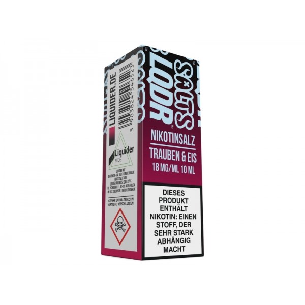 Liquider - Trauben & Eis - 10ml Nikotinsalz Liquid