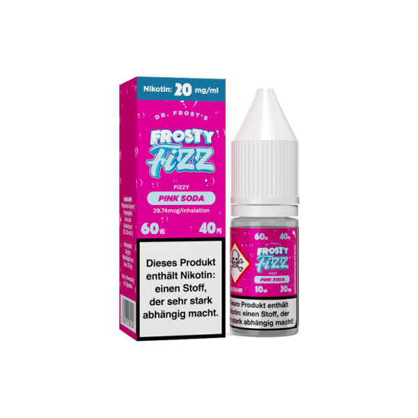 Dr. Frost - Frosty Fizz - Pink Soda - 10ml Nikotinsalz Liquid 20mg/ml