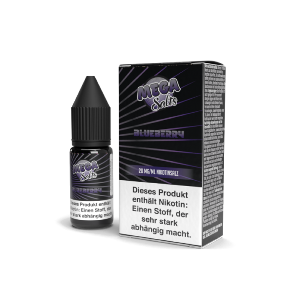 Mega Salts - Blueberry - 10ml Nikotinsalz Liquid