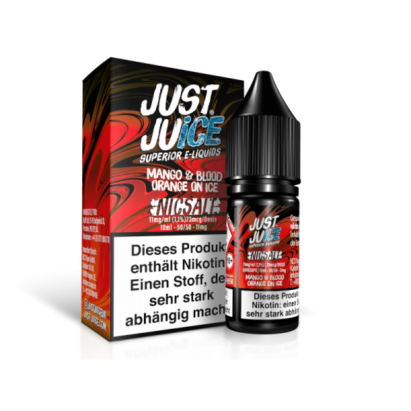 Just Juice - Fusion Mango & Blood Orange on Ice - 10ml Nikotinsalz Liquid