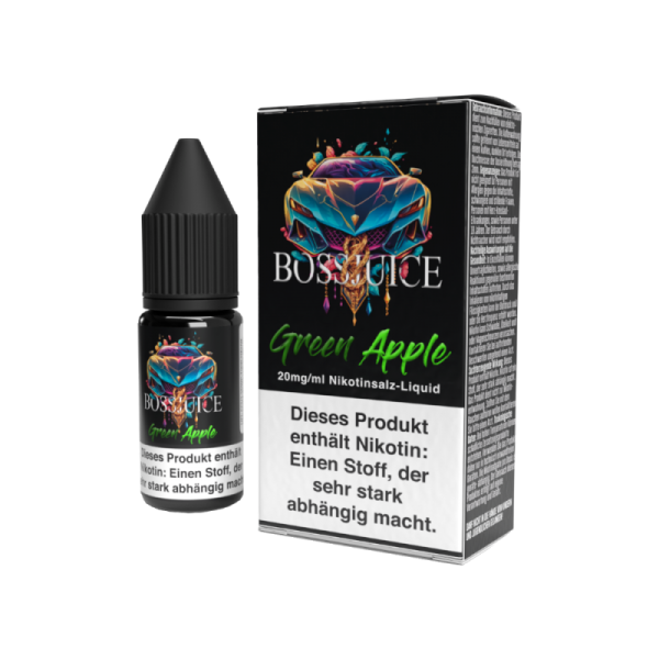 Boss Juice - Green Apple - 10ml Nikotinsalz Liquid